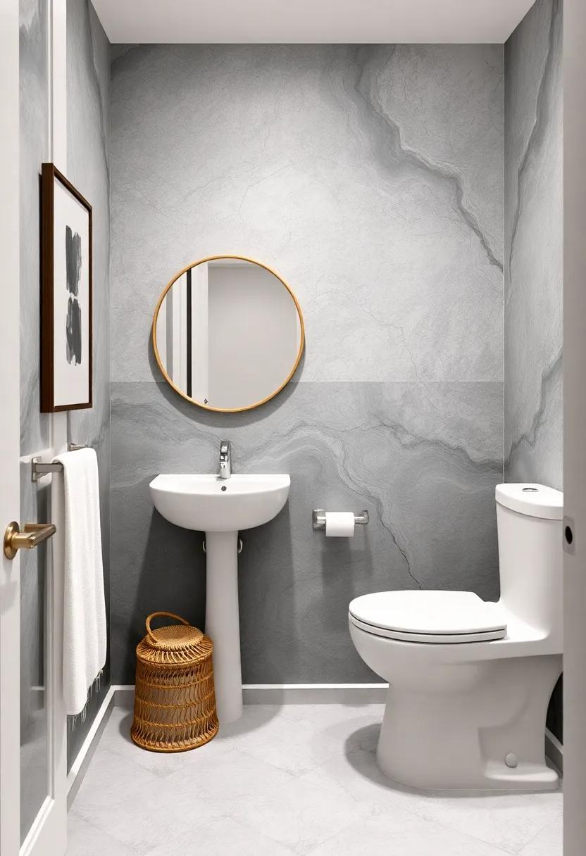 Artistic Murals That Turn your Powder Room into a gallery