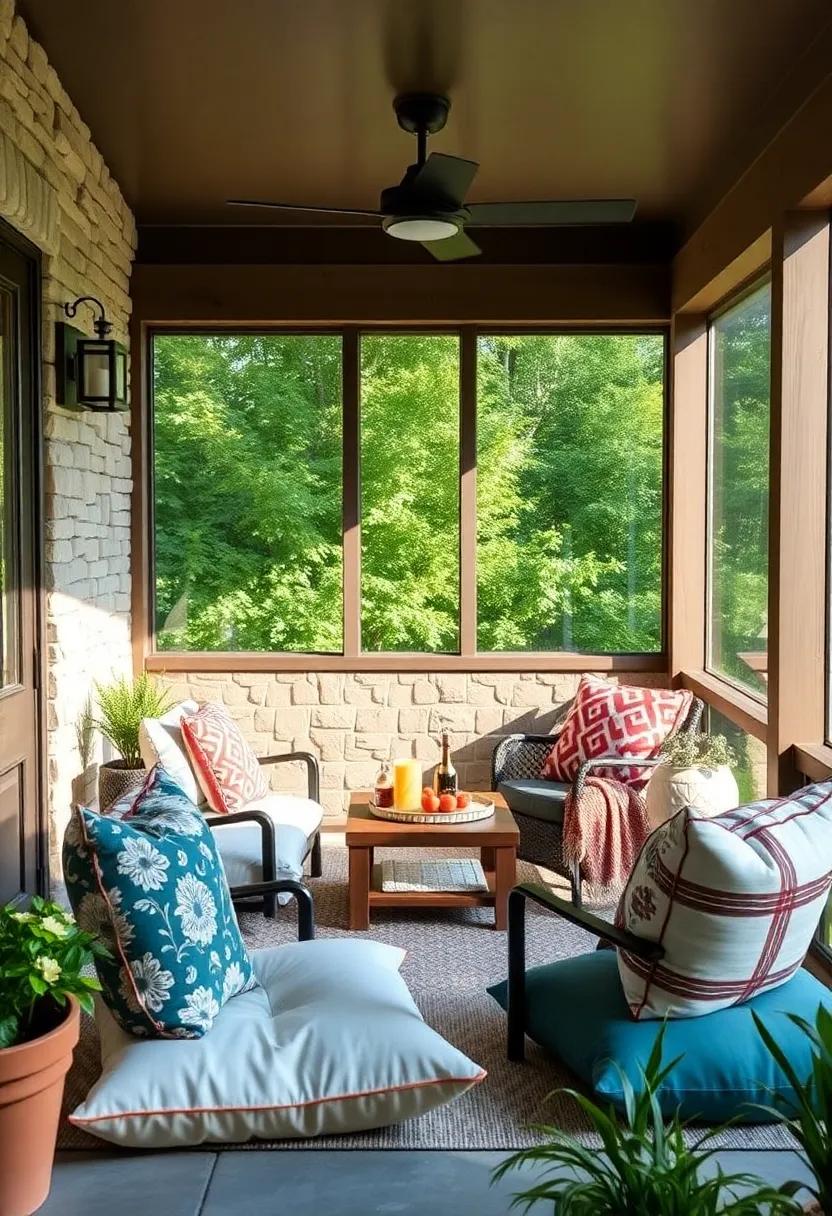 Decorative Folding Cushions: Brighten up your space with soft, foldable floor cushions that are easily stored and provide extra seating, ensuring comfort in a chic design