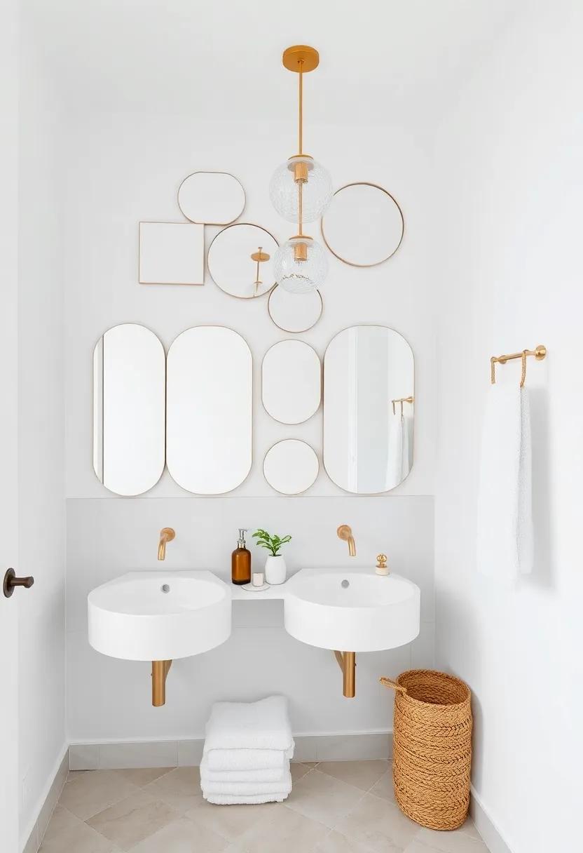 Color Psychology: Choose light, neutral tones for walls and tiles to create a calming environment while making the room appear larger