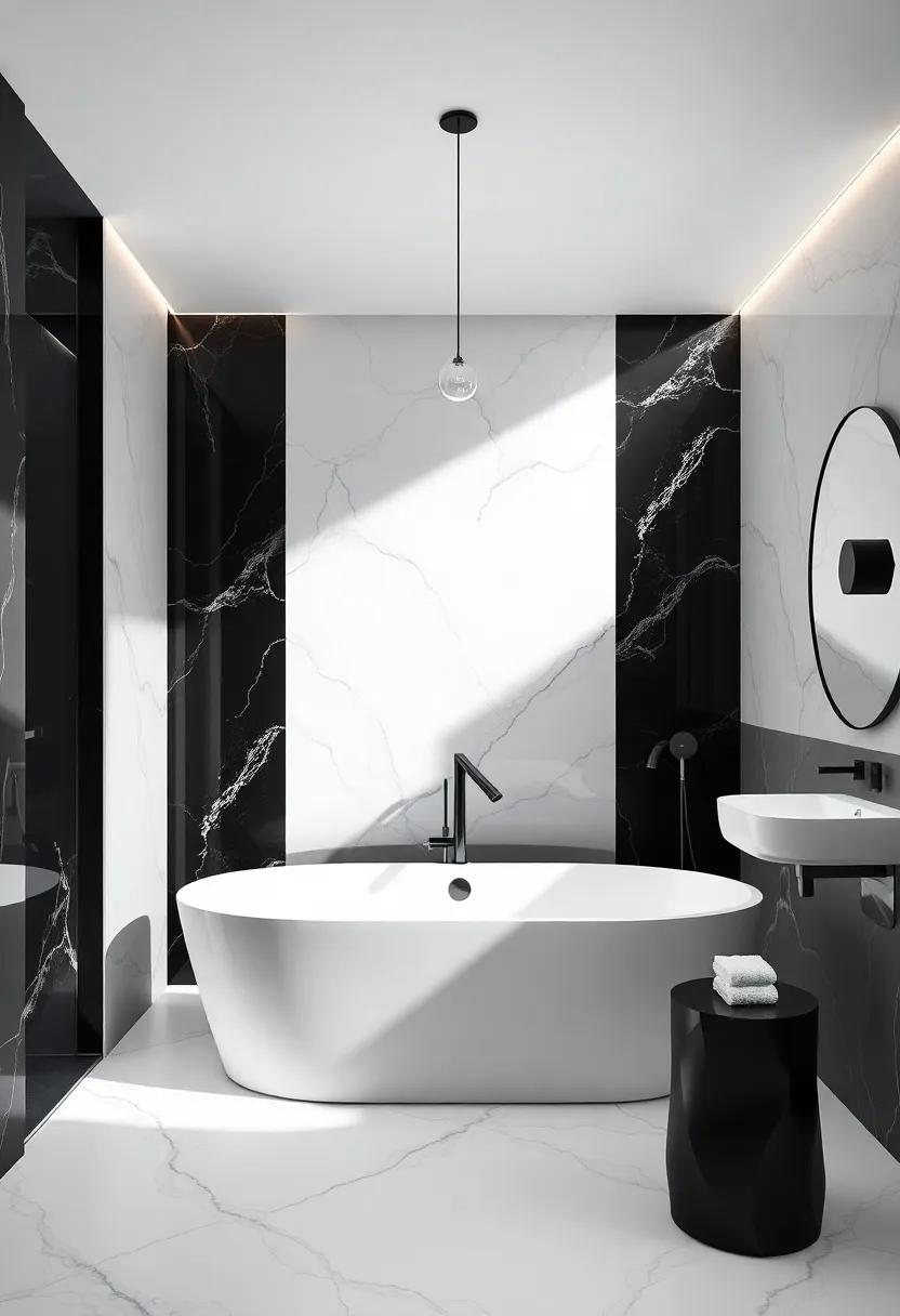 Elegant Materials: Selecting Luxurious Textures for a Black and White Palette