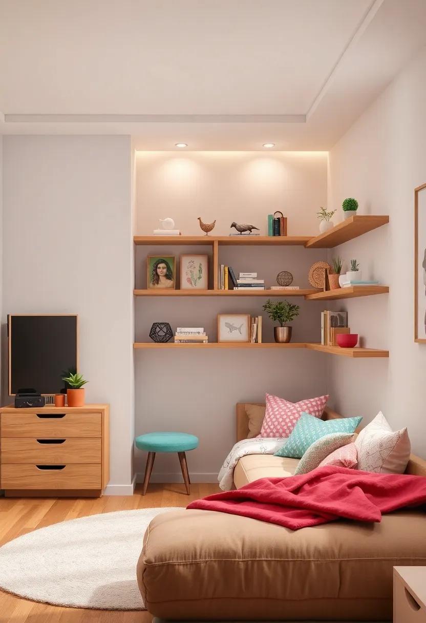 Corner Storage Units: Turn unused corners into functional‌ storage with ​corner shelves ​or⁢ units that add both⁢ style‍ and practicality to any room‍ layout