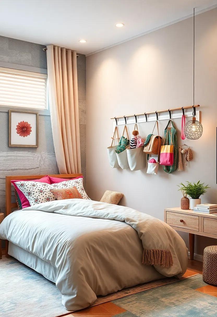 Hanging Organizers: Free‍ up space on dressers and nightstands with hanging organizers ⁢that can ⁣hold accessories, school supplies, or even jewelry, keeping⁣ essentials within easy reach