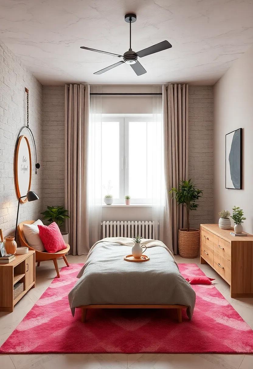 Slim Profile​ Furniture: Select slim⁤ profile furniture designs that ⁢fit into ‍tight spots, making ‍it easy to create‌ a functional layout without overwhelming the room