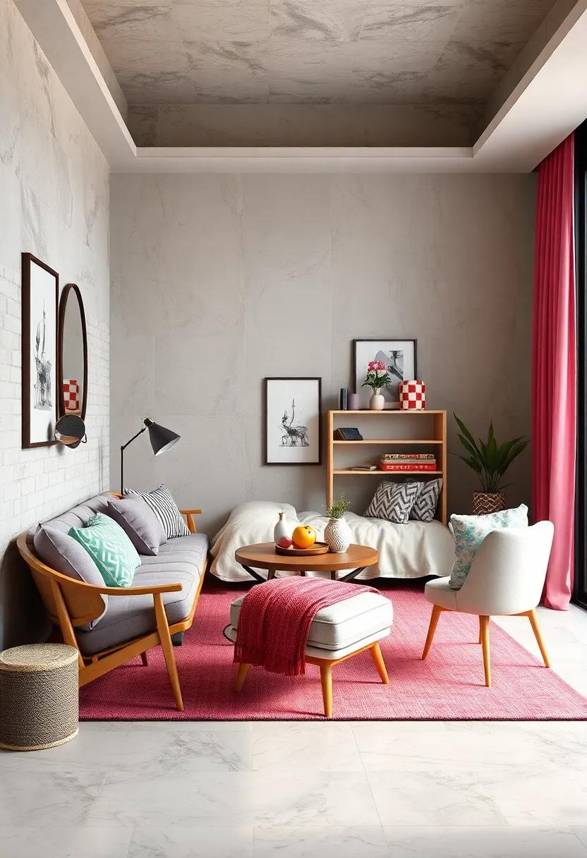 Stackable Furniture: Embrace versatility with stackable chairs⁤ or tables that can be easily stored away when guests arrive or⁣ when space is ​limited