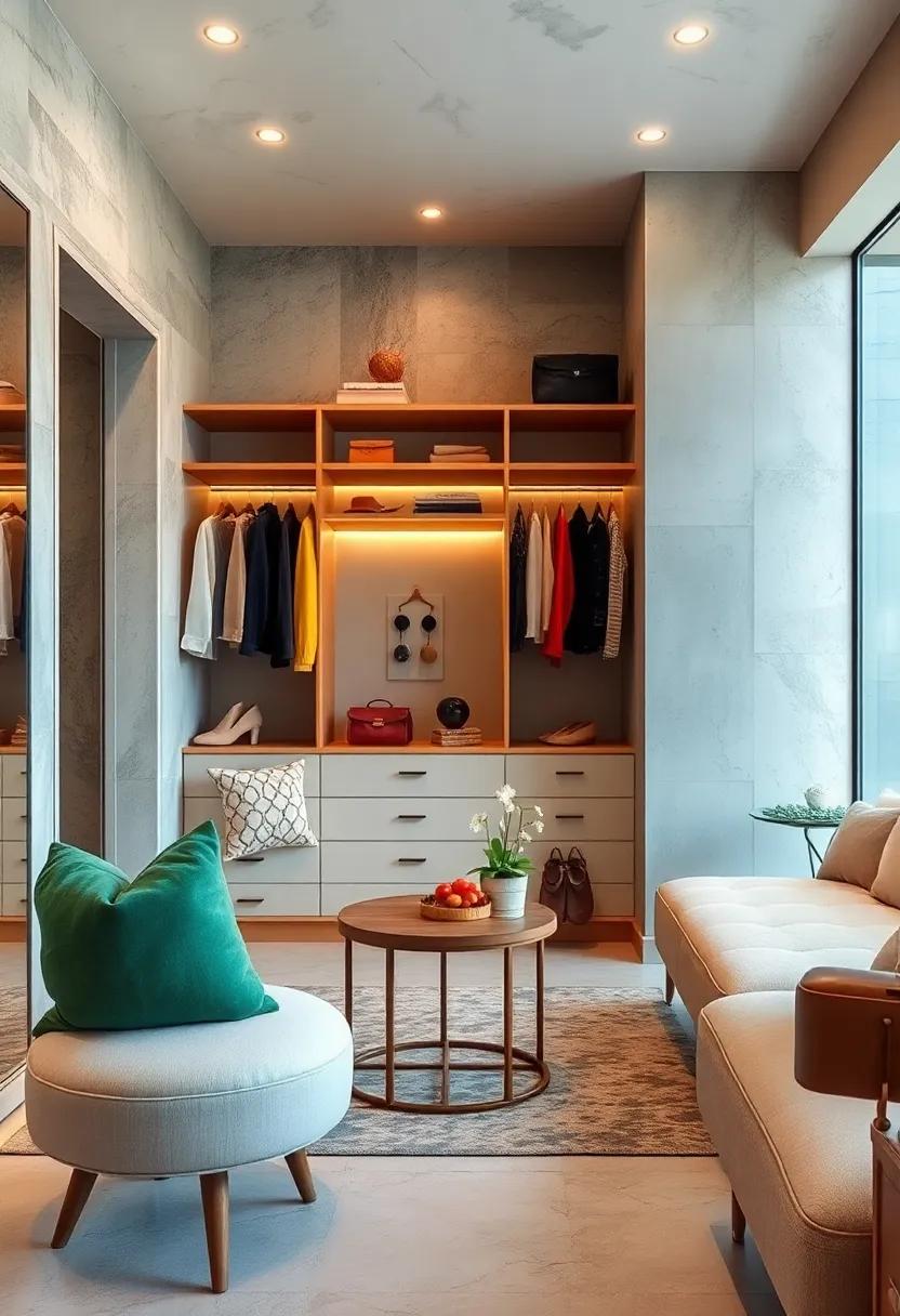 Chic Boutique Feel: Transform your closet into a personal boutique with stylish display areas ‌for accessories and featured outfits