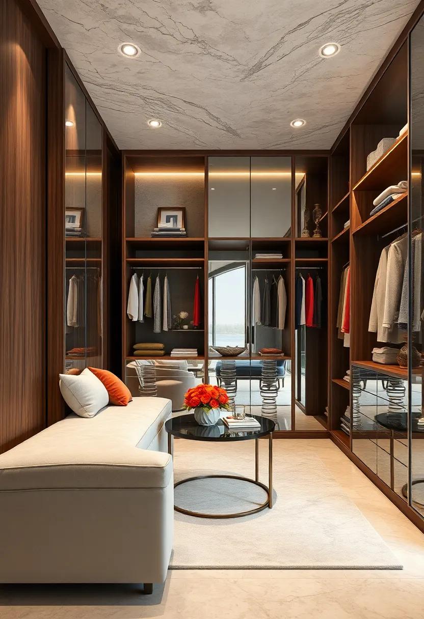 Glamorous ‌Touches: Infuse your wardrobe with a touch of glamour through elegant finishes, decorative hardware, and statement pieces