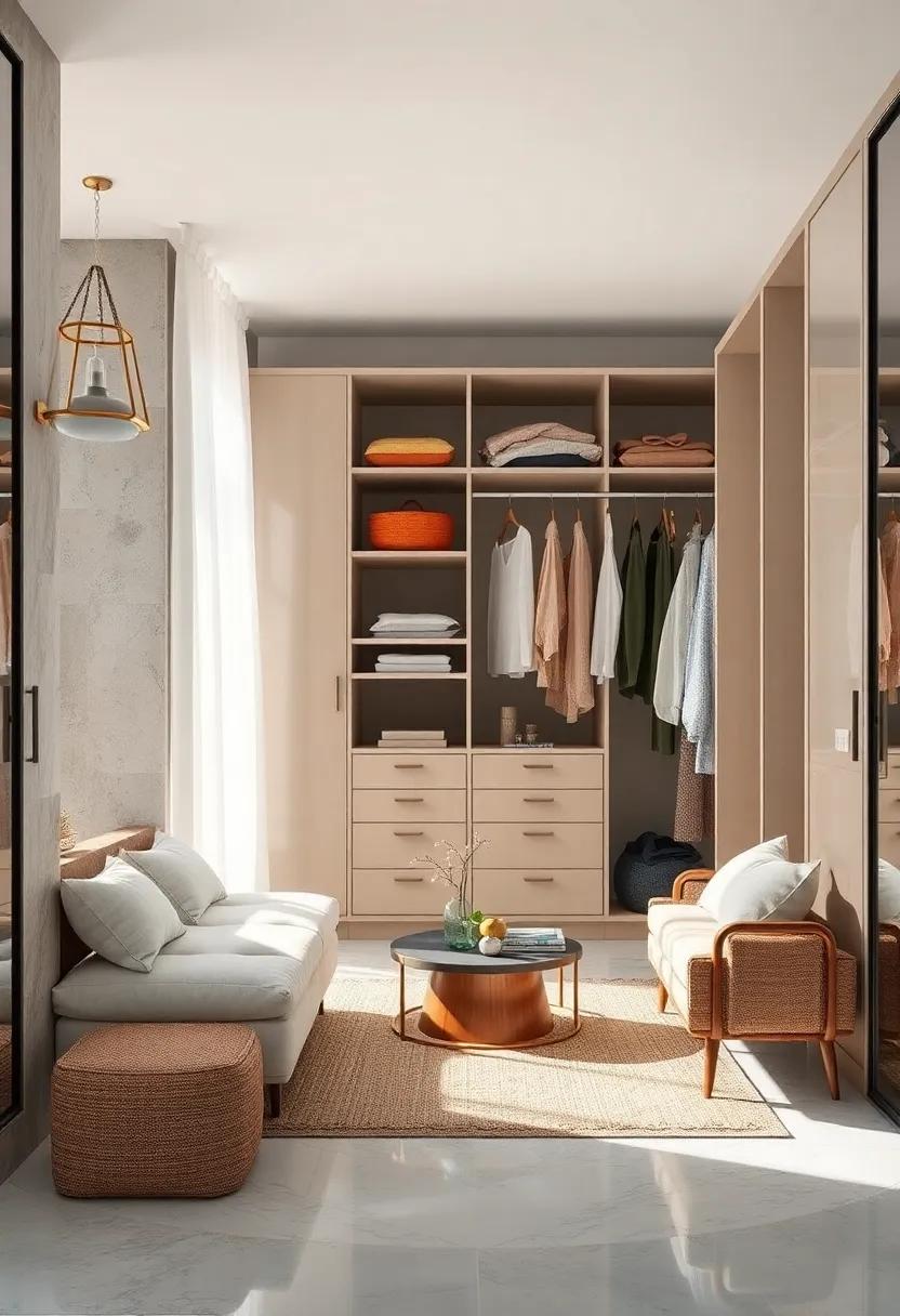 The Serene Sanctuary: Create a calming atmosphere in your wardrobe through soothing color palettes, gentle⁤ fabrics, and tranquil decor elements