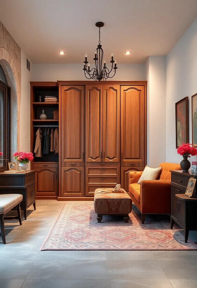 Vintage Charm:⁤ Find inspiration‍ in vintage ⁣wardrobes that⁢ blend ‍nostalgia ⁤with practicality, featuring ornate ⁢designs and rich, warm woods