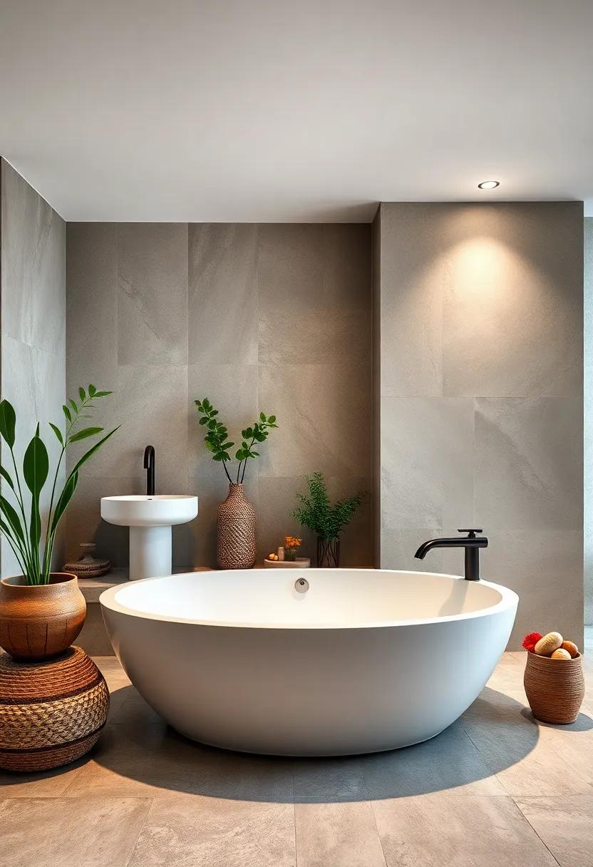 Comfortable Bathtub: Choose a deep soaking tub or a freestanding tub that invites long, relaxing baths for a spa-like experience