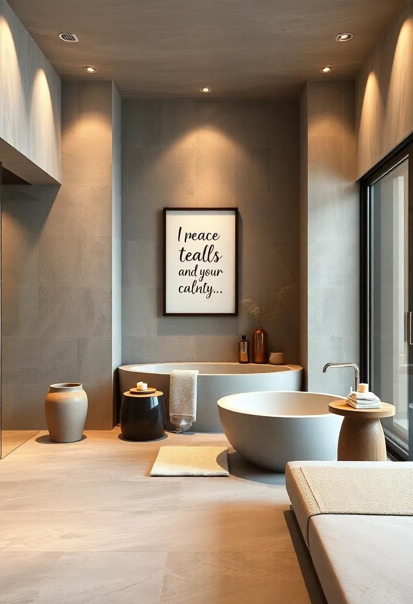 Inspirational Quotes: Frame and display quotes about peace and self-care to continually inspire a calming mindset