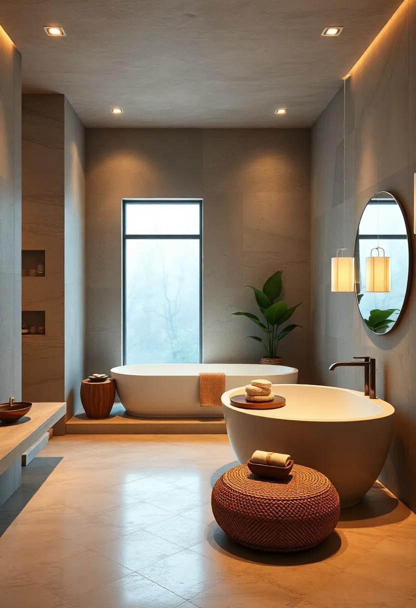 Tranquil Music: Install a Bluetooth speaker to enjoy calming playlists or nature sounds while you unwind