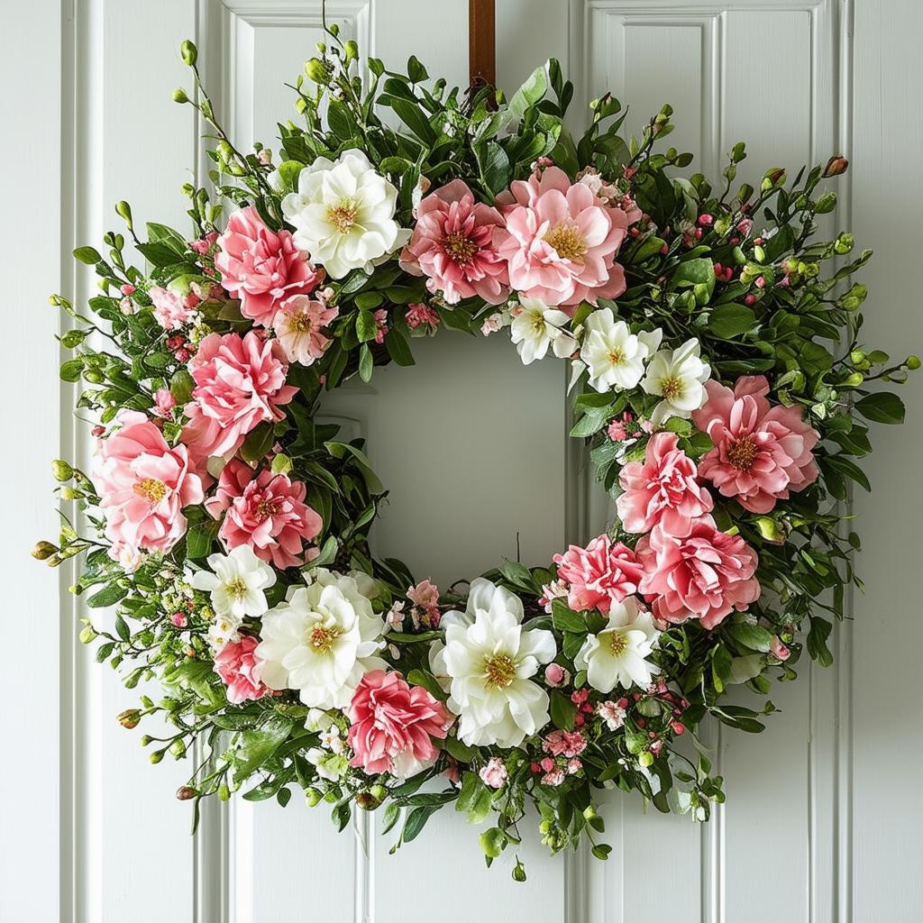 Get Inspired: Over 30 Stunning Spring Wreath Designs for Your Front Door! Get Inspired: Over 30 Stunning Spring Wreath Designs for Your Front Door!