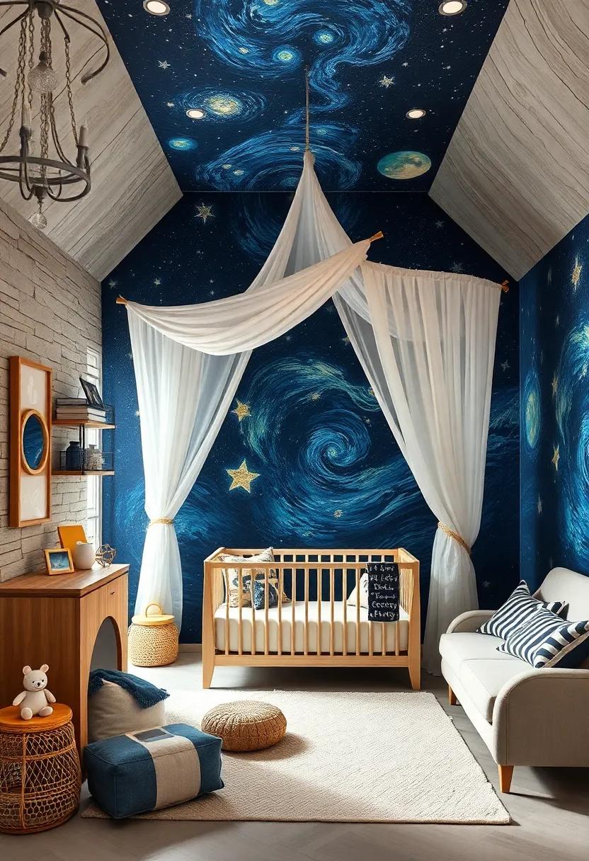 Dreamy Canopy: Drape a soft⁢ canopy over ‌the crib or play area,creating a magical nook where ‌inspiration and ​dreams intertwine