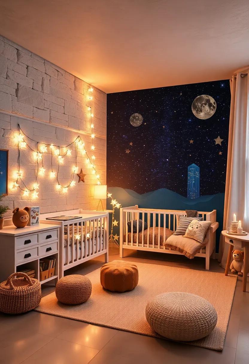 twinkling Fairy Lights: Create​ a soft,ambient glow with string lights shaped like stars,perfect for soothing nighttime routines