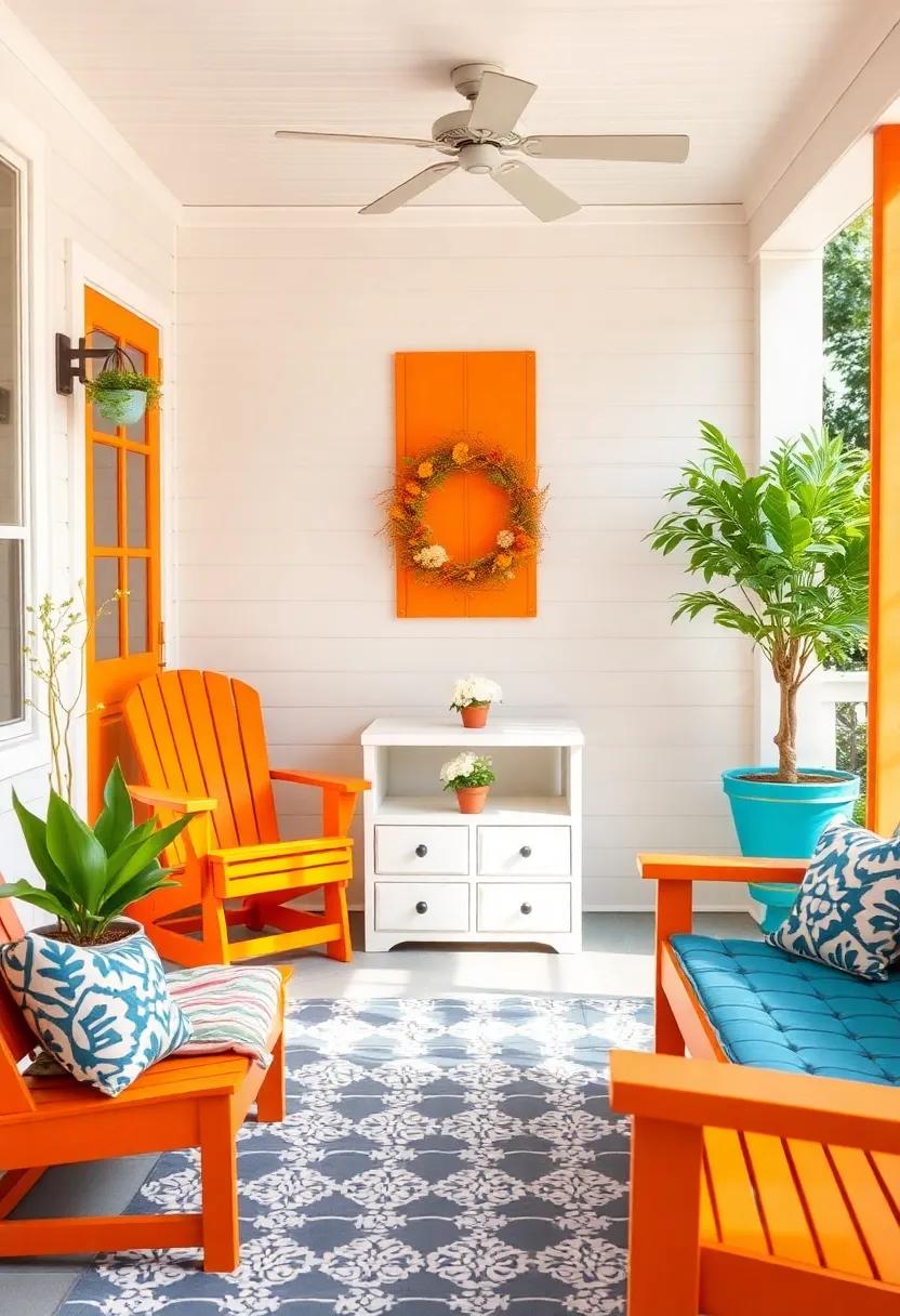 Painted Furniture: Revitalize old furniture pieces with a coat⁣ of bold paint in striking colors⁢ that become conversation starters