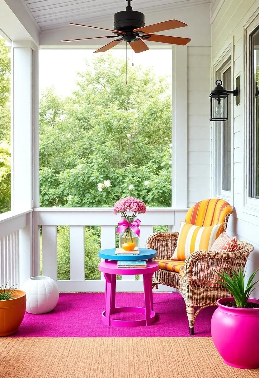 Accent ⁢Furniture: Bring in a vibrant accent chair​ or side tables in unexpected ​colors that contrast beautifully with your existing decor