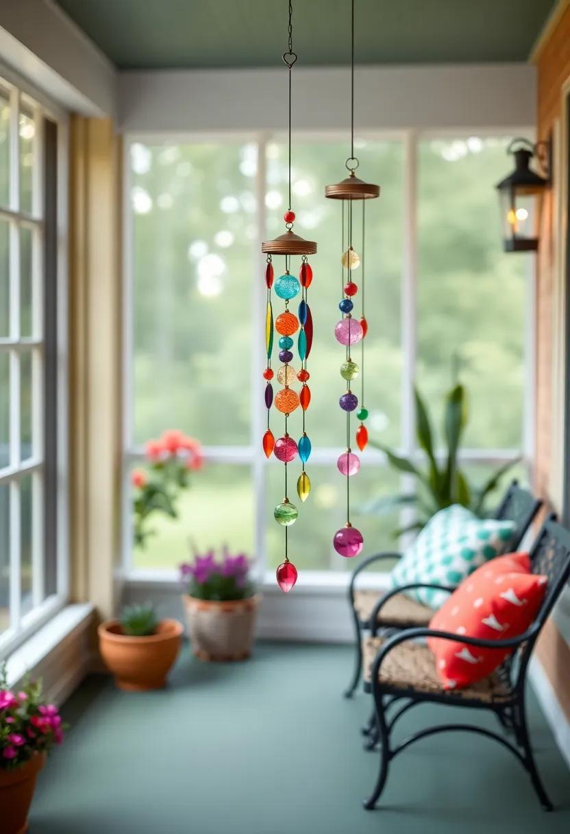 Whimsical Wind Chimes: Hang colorful wind chimes ⁤that create soothing sounds while adding a touch of whimsy to your ⁣decor