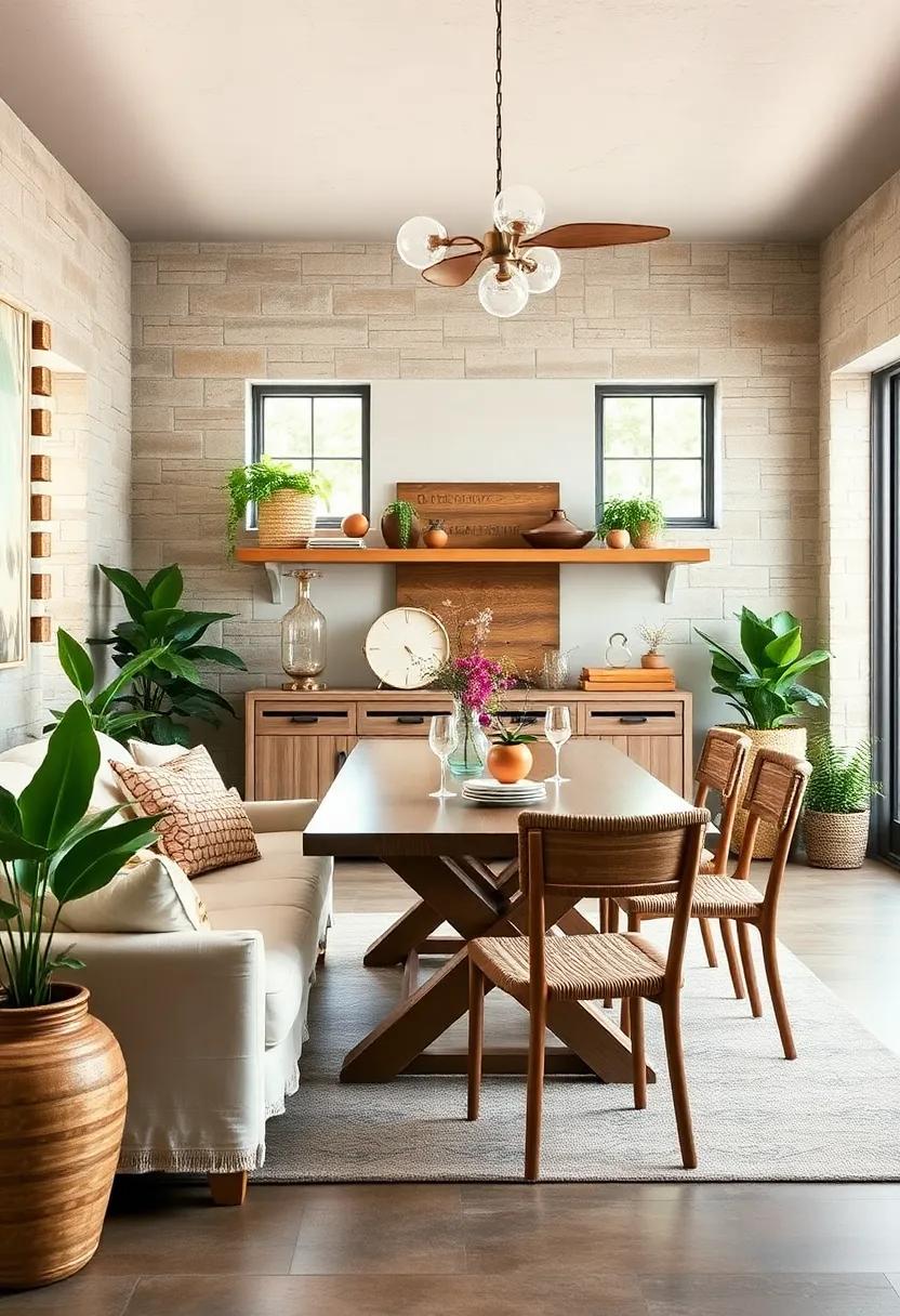 Rustic Elements: Use wooden crates or wine boxes as makeshift shelving to create an inviting rustic vibe