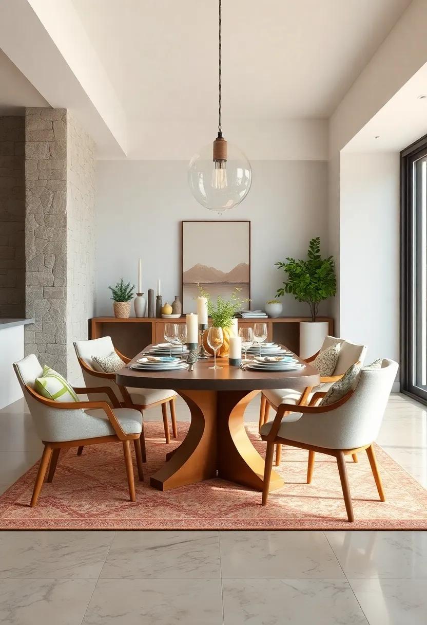 Scented Accents: Incorporate summer-scented candles or diffusers—think coconut, citrus, or fresh rain—to elevate the dining ambiance