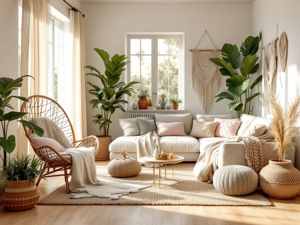 Fresh Spring Boho Home Decor Ideas for Free-Spirited Living