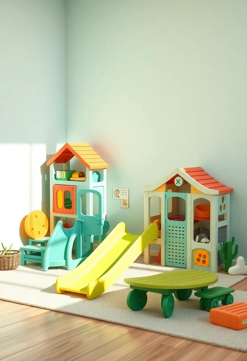 Recycled plastic Play Sets: Opt for playsets made from recycled plastics that not only entertain but also educate children on the importance ​of recycling
