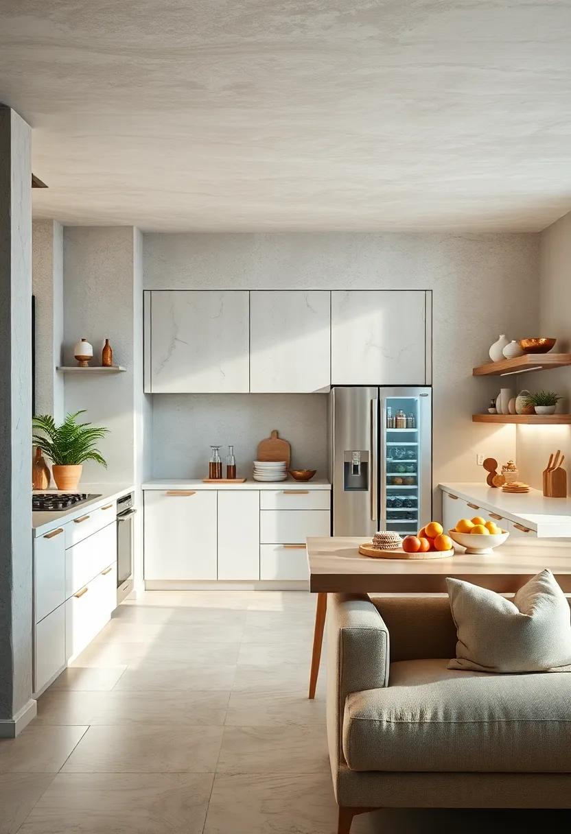 Choose a refrigerator with a glass door to minimize the energy needed for cooling while showcasing food choices