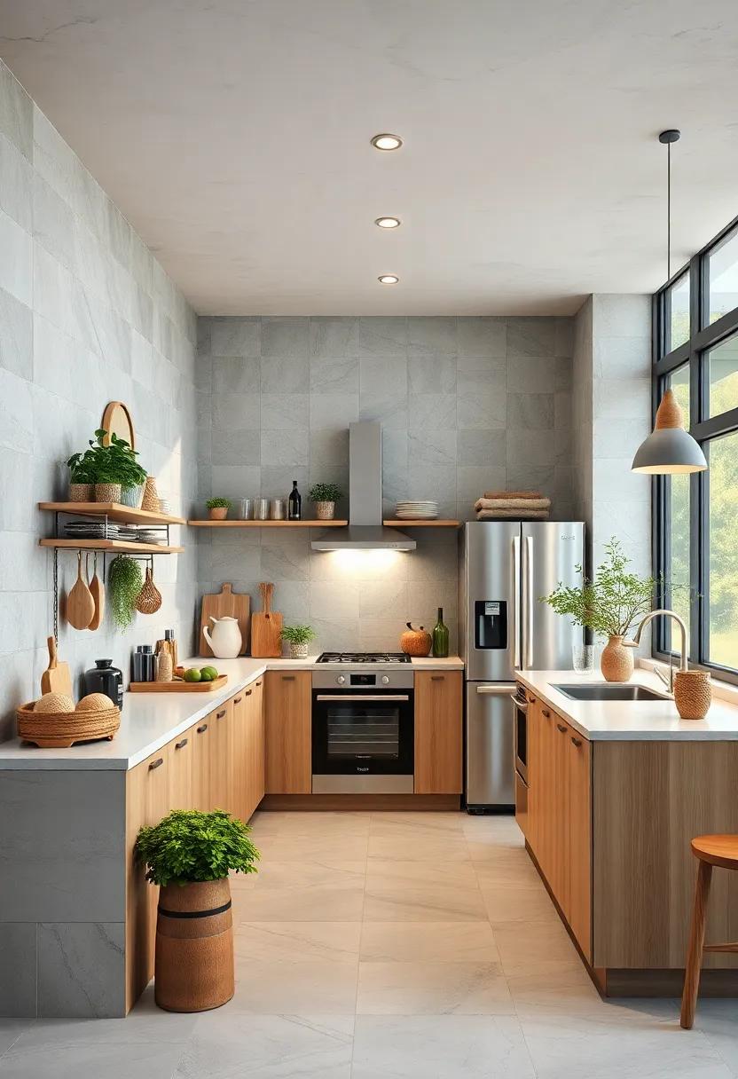 Integrate a biogas digester in your kitchen setup to convert organic waste into energy, ideal for eco-friendly households