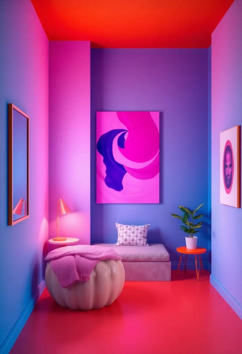 Energize the Room with vibrant Neons: Colorful Expressions for the Bold Teen
