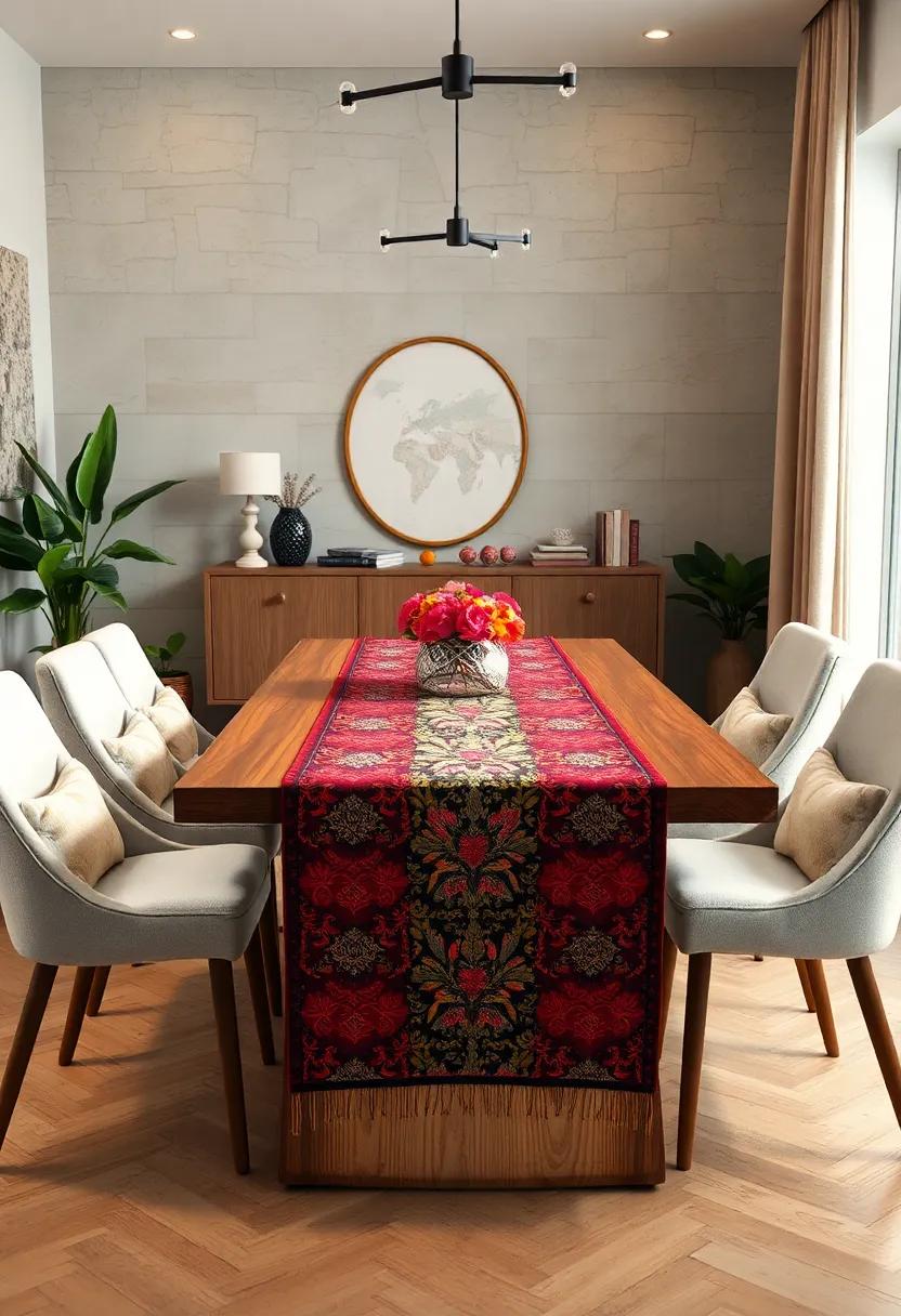 Patterned ⁣Table Runner: A thrifted table runner with eye-catching designs can instantly refresh your dining table's look