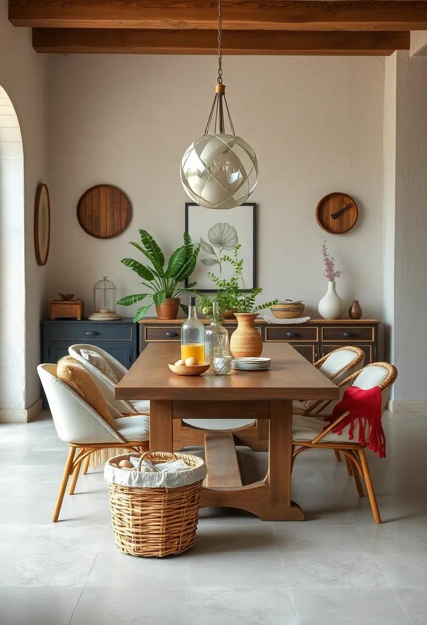 Vintage Picnic Baskets: These can serve as ⁢charming storage solutions or decorative accents, perfect for a cozy dining room vibe