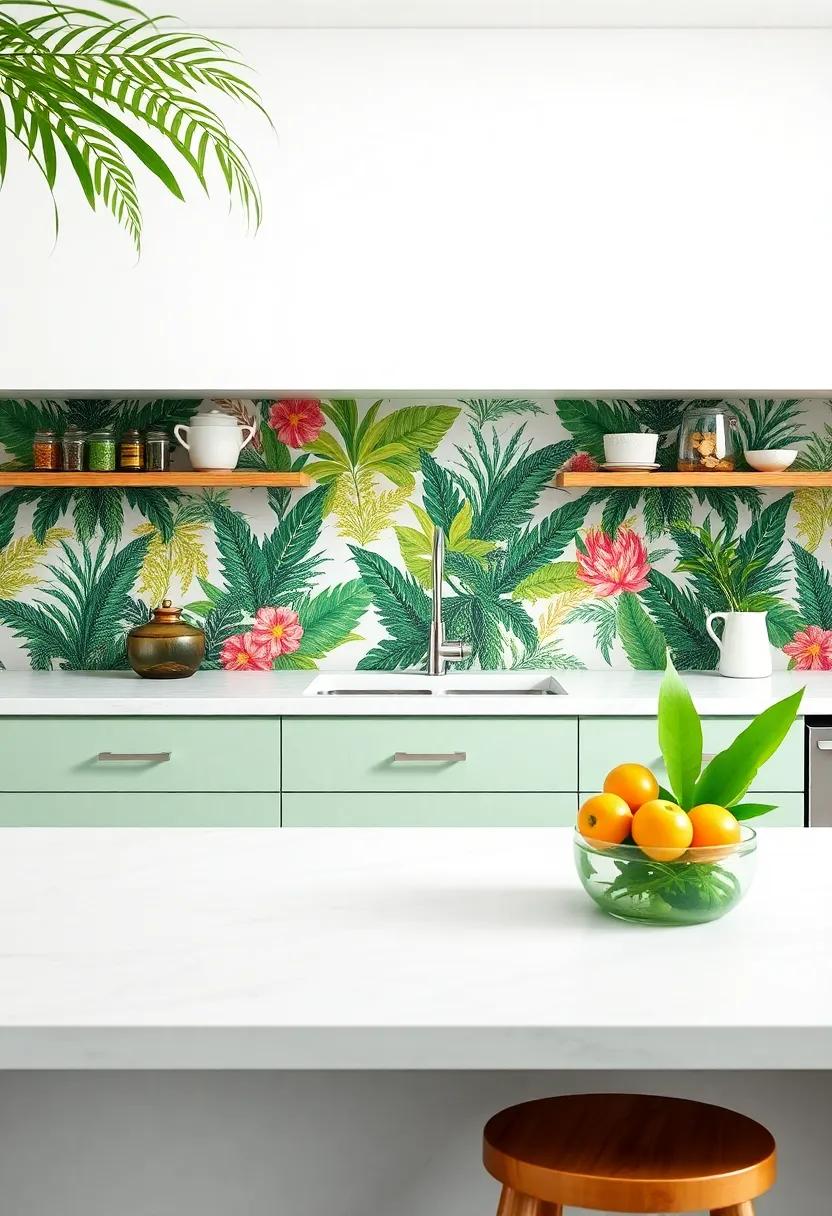 Incorporating Nature Inspired Designs for a fresh Kitchen Look