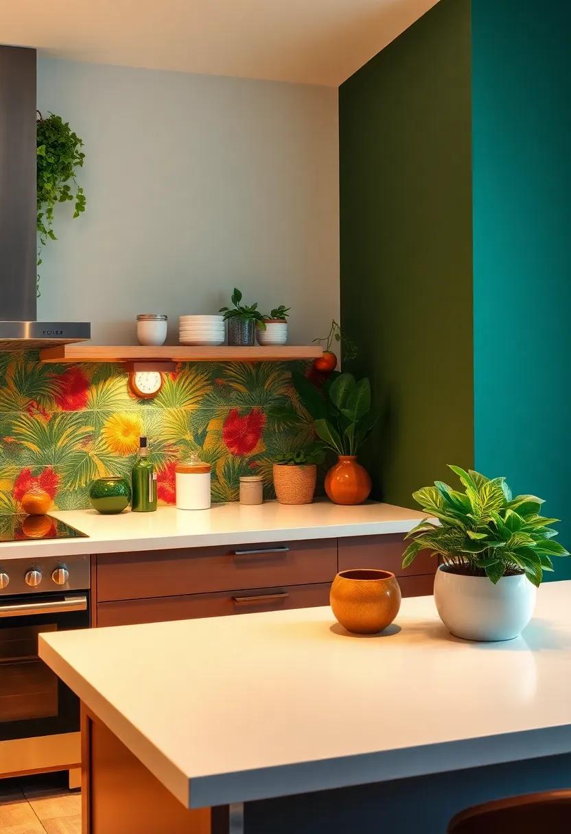 Incorporating Plants and Greenery for a Lively Kitchen Ambiance
