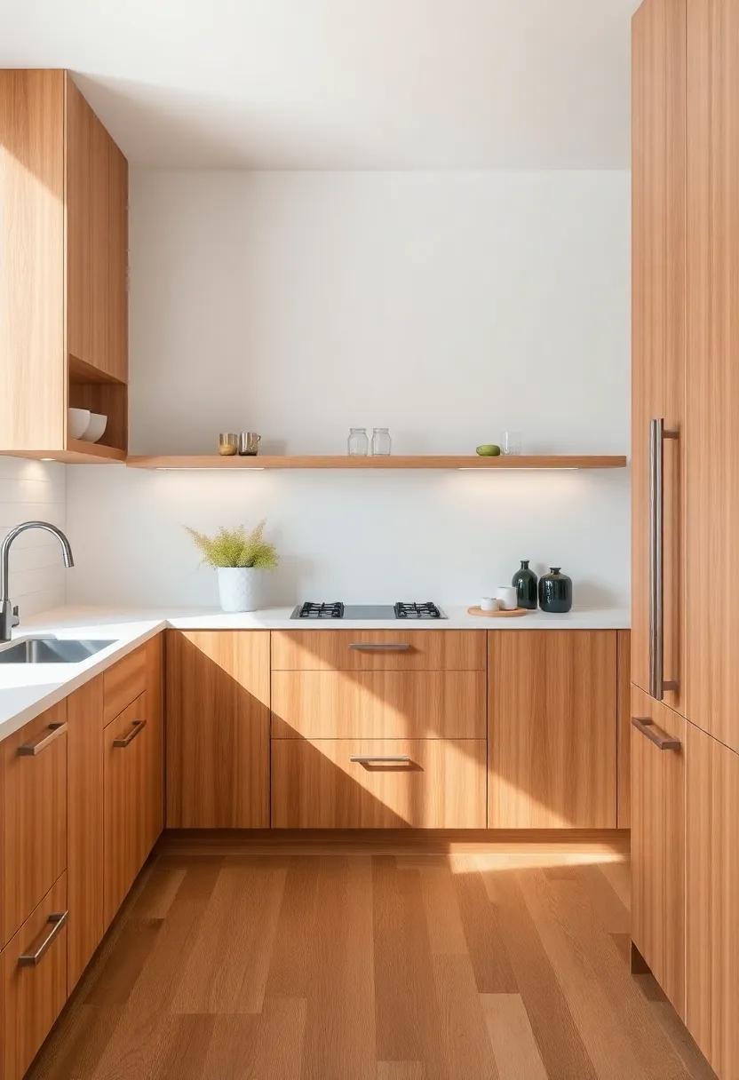 Mixing Warm Wood with Cool Shades for an Inviting Look