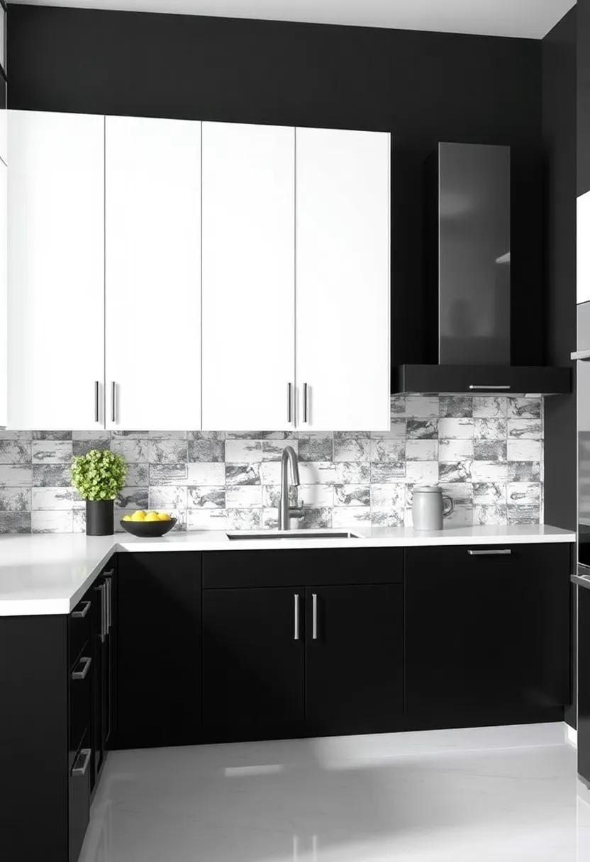 Designing with Black and White: Timeless Elegance in Kitchens