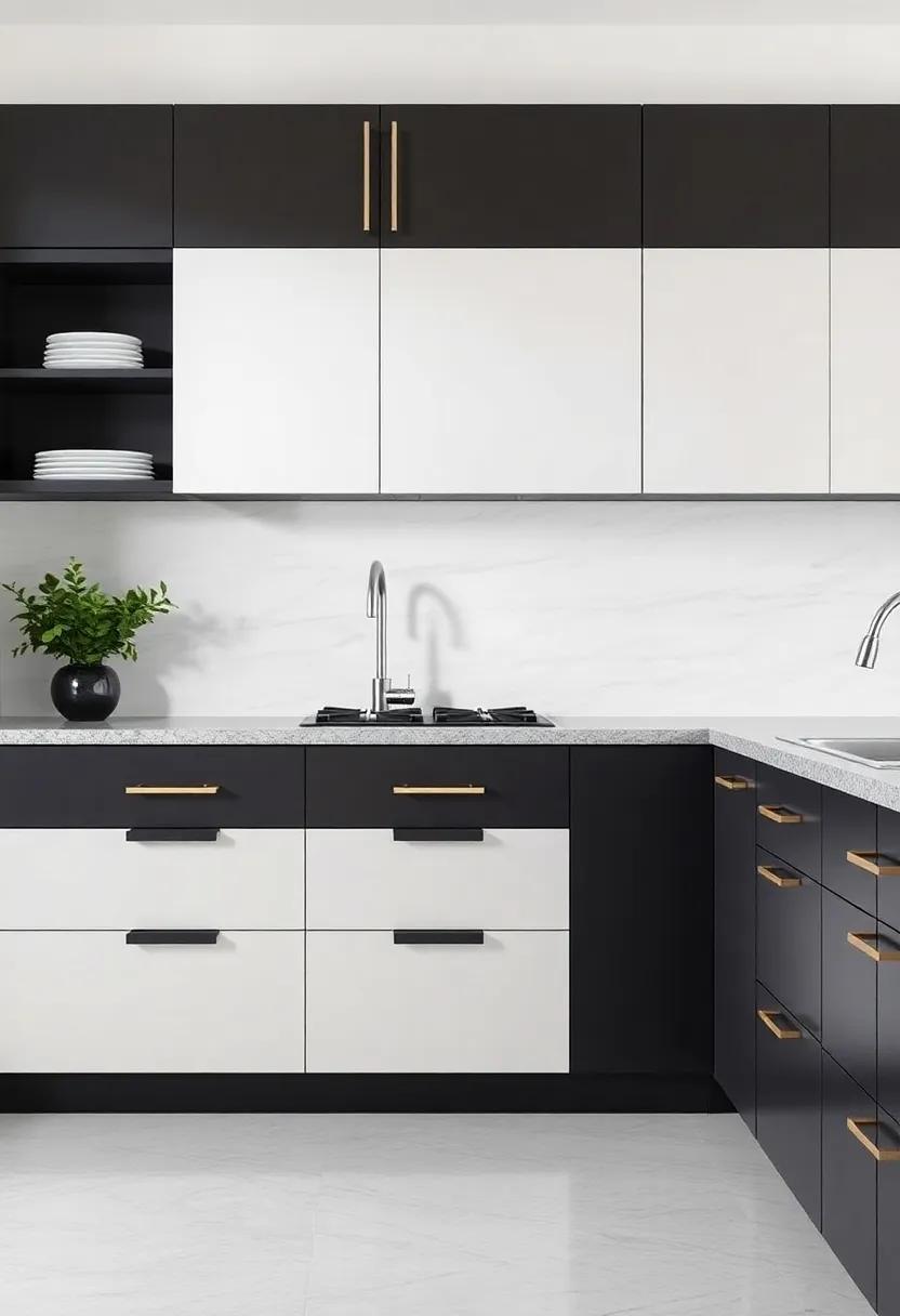 Creating Depth with Dark and Light Cabinets Simultaneously