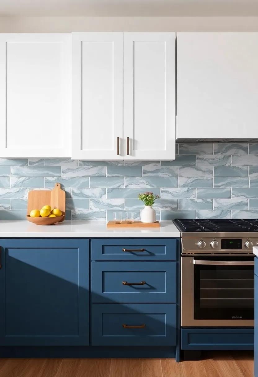 Harmonizing Cabinet Colors with Backsplashes for a Cohesive Look