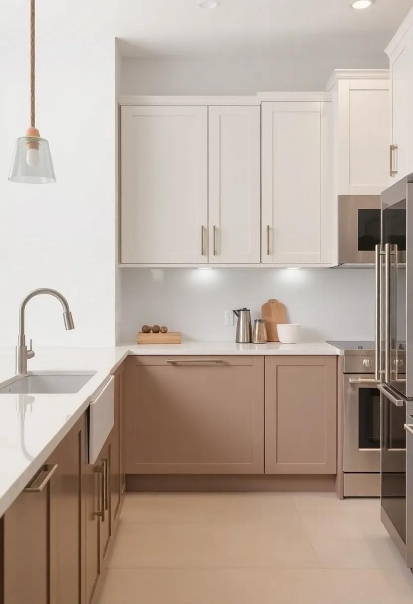 Integrating Hardware and Fixtures to Complement Two-Toned cabinets