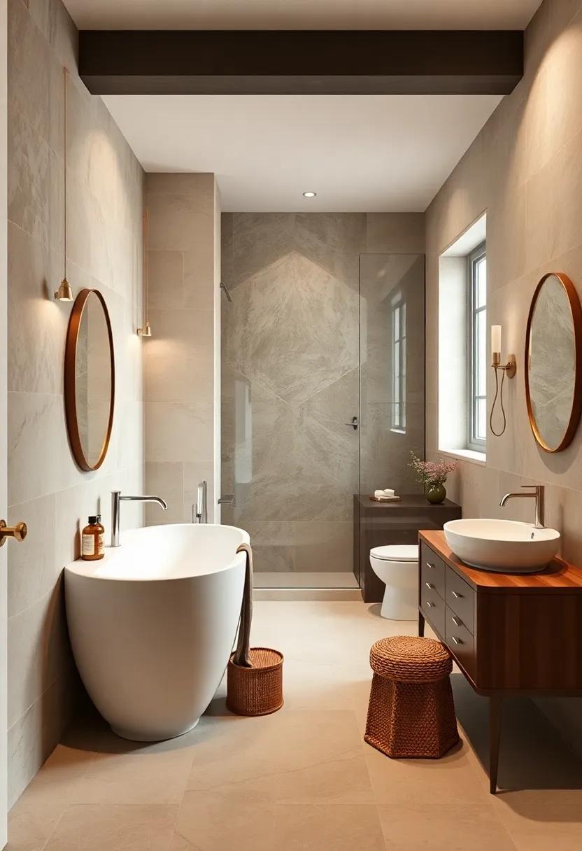 Vintage Finds: Explore flea markets for vintage brown furniture⁤ or accents that can provide unique character and charm to your bathroom makeover