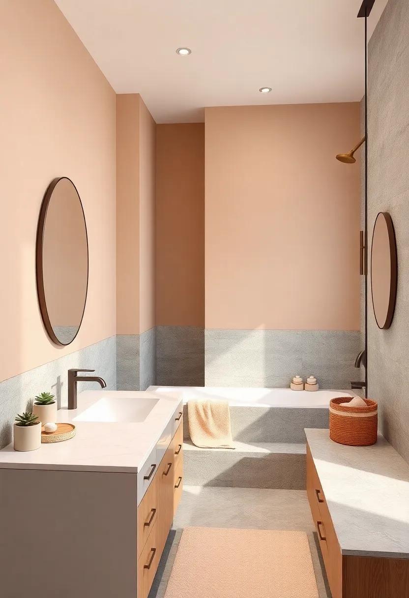 Serene sands: Pair warm beige with cool gray,accented by a creamy quartz countertop to evoke a calming desert oasis