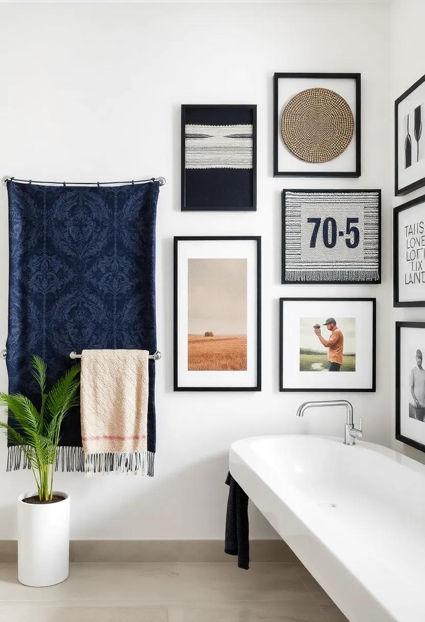 Design a Gallery Wall Featuring Framed Textiles and Fabrics