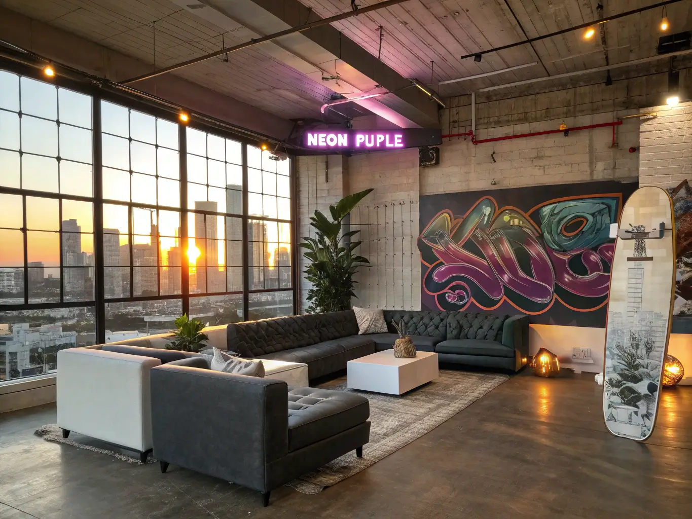 Urban Street Style Living Rooms: Creative Home Design Ideas