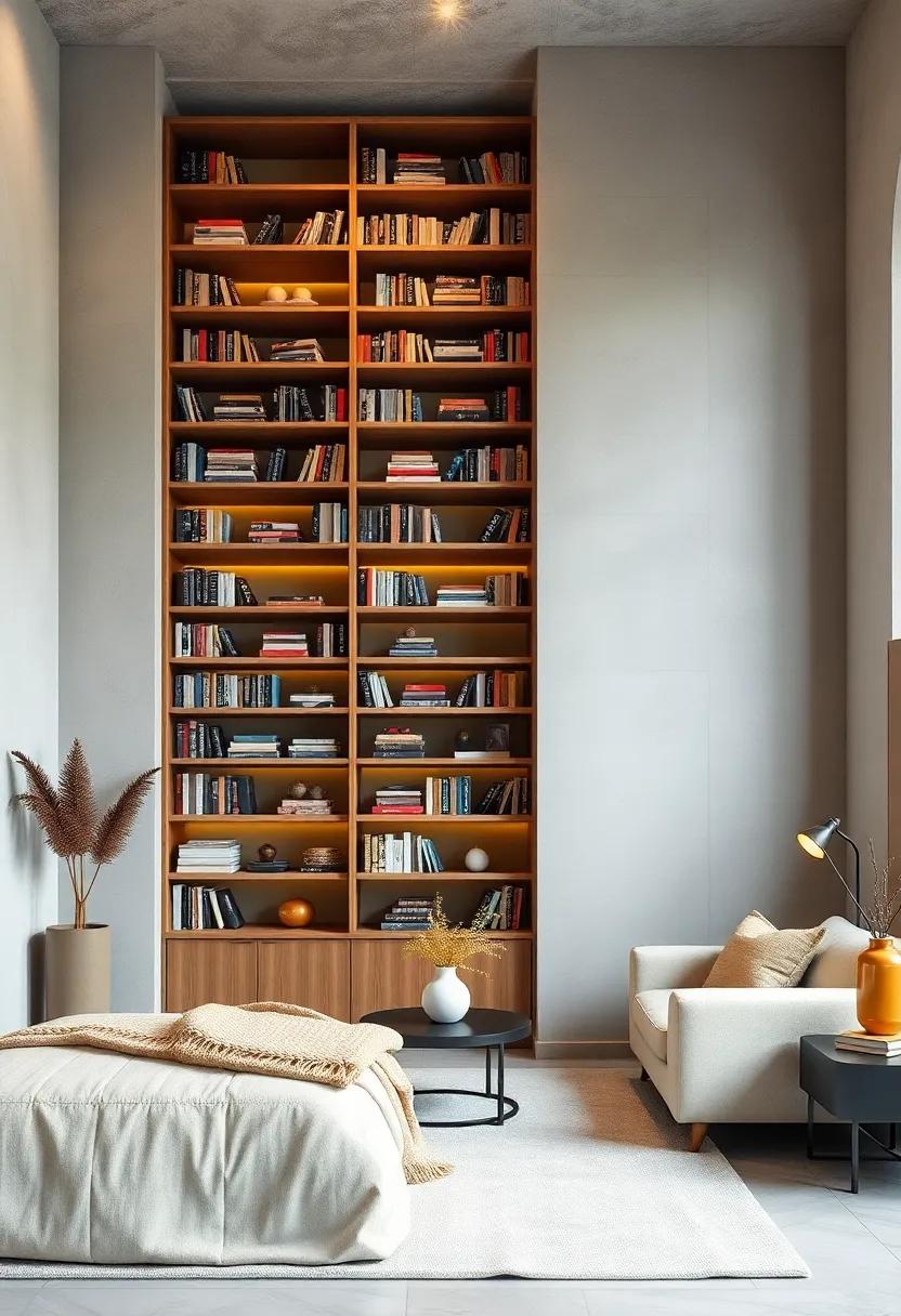 Utilize Tall Bookshelves: Transform a ​standard bookshelf into a towering storage ⁢solution by reaching vertical⁤ heights, utilizing⁣ every inch of ⁤your wall space⁢ for books‍ and decor