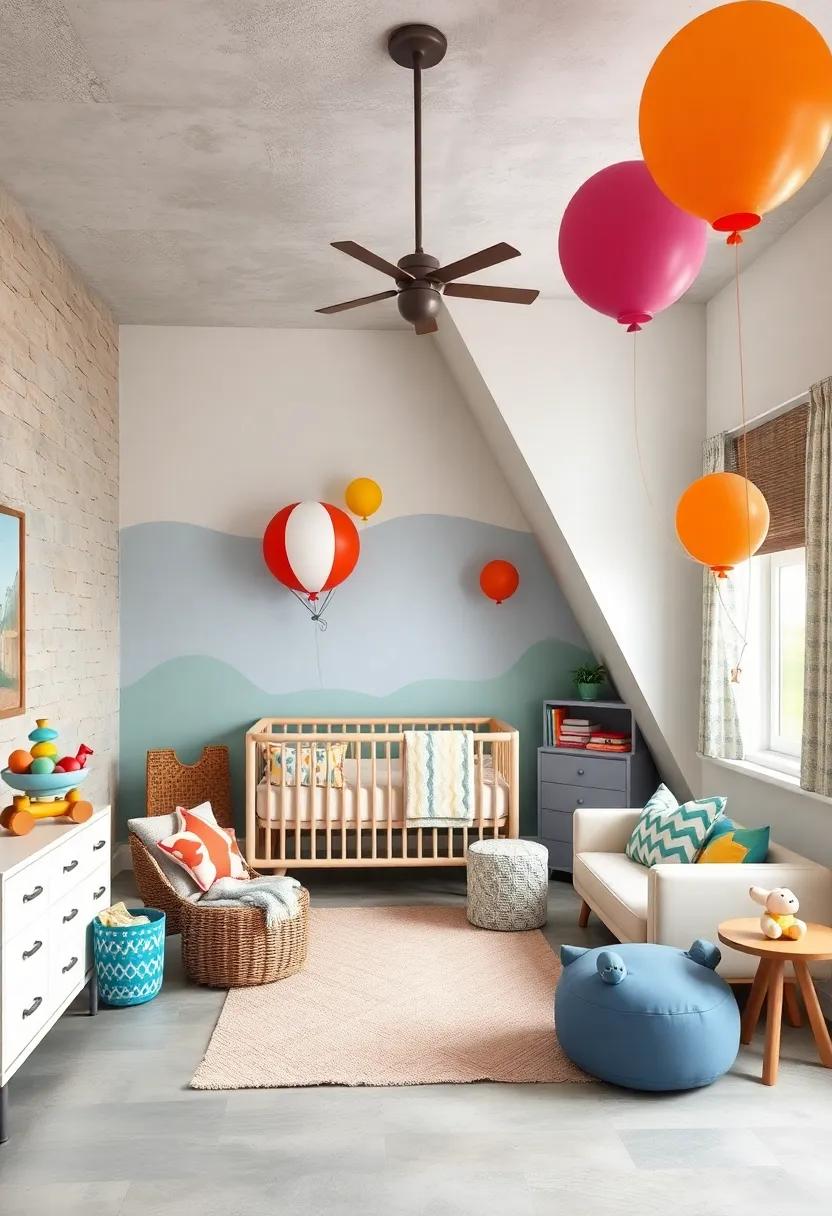 Bright Balloon Adventures: Infuse the nursery with colorful balloon motifs, soft textures, and cheerful hues that⁢ keep​ the atmosphere light and fun for any little dreamer