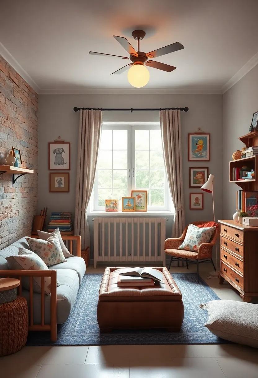 Classic Storybook Corner: ​Design a charming nook filled with ⁣classic children's book illustrations, timeless colors, and cozy reading ⁣spots for little literary lovers