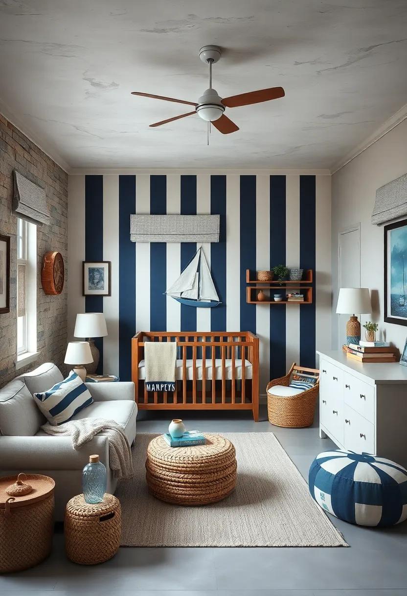 Nautical ‌adventure: Embrace a timeless maritime theme with navy stripes, sailboat ​motifs, ⁢and subtle ocean hues to inspire dreams of sailing the seas