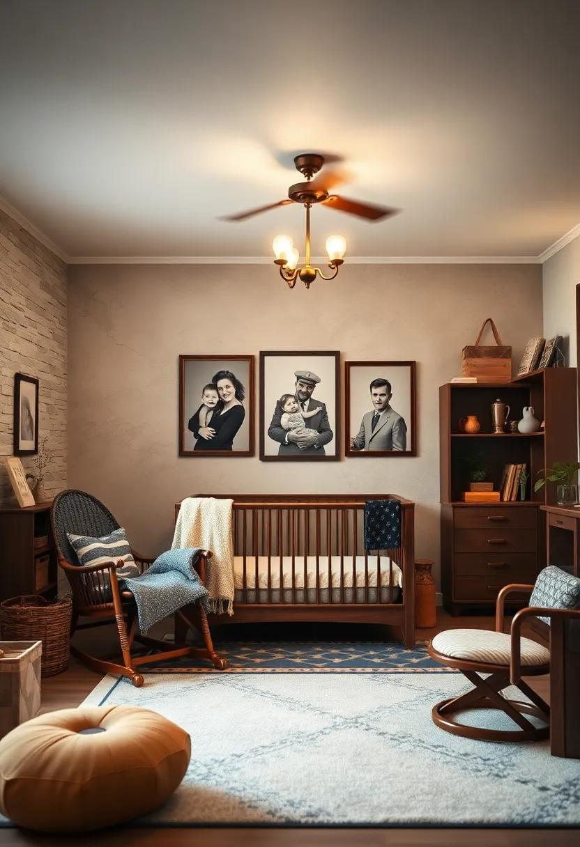 Personal Family‍ Photos: incorporate sepia-toned or ‌black-and-white family ‍portraits to create a⁣ sense of connection⁢ and ‍love in​ the nursery