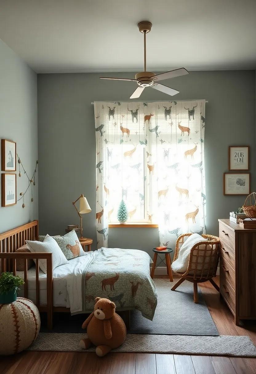 Whimsical Woodland: Bring the⁤ outdoors‌ in with⁢ forest animal prints, soft greens, and​ earthy tones, creating a magical space filled with curiosity and adventure