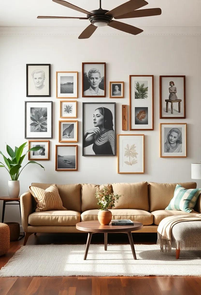 crafting a Gallery Wall That Reflects Your Personal Vintage Journey