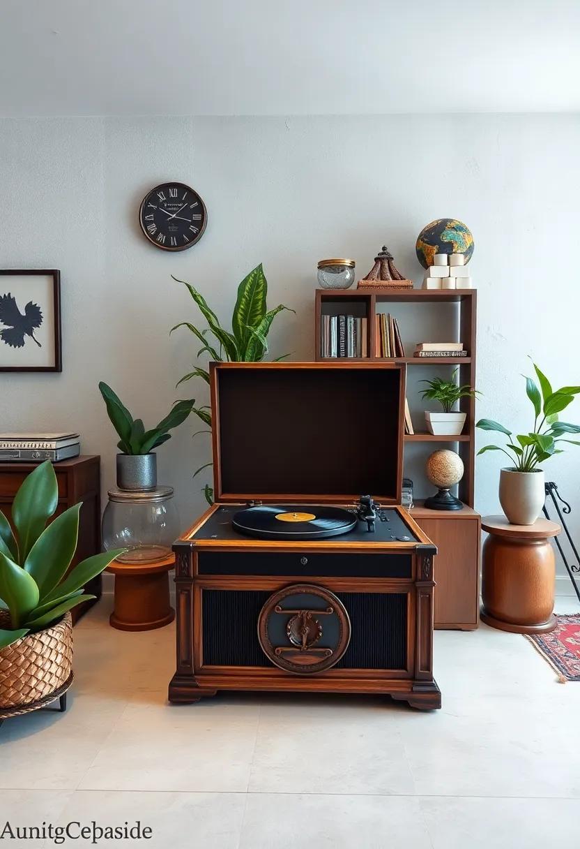 Antique Record Player:‍ Not only plays music⁣ but also serves ‍as a nostalgic accent to your⁣ space