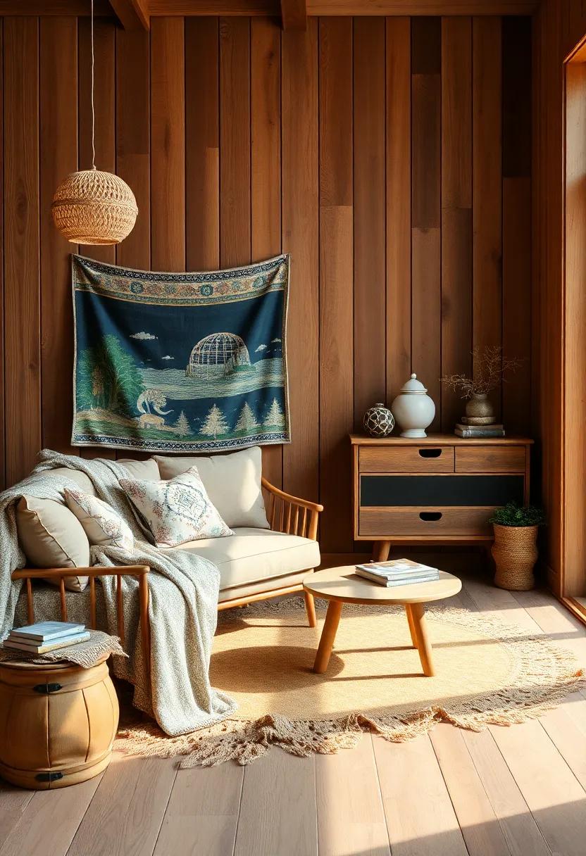 Layering Textiles: The Perfect ​Complement to Wood Tones